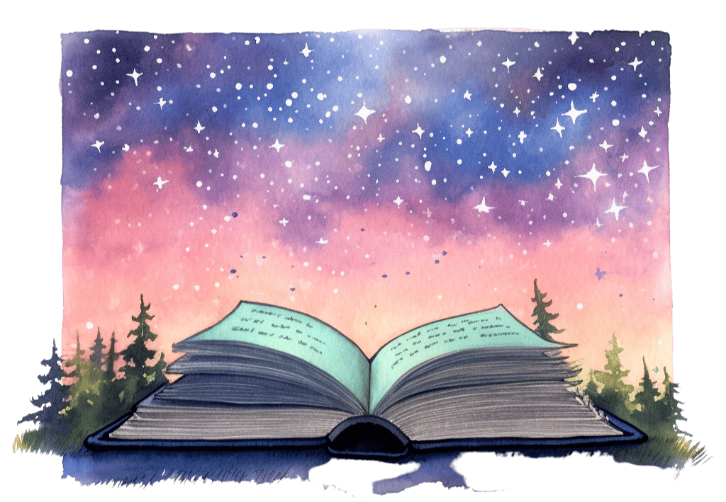 books blooming dreams